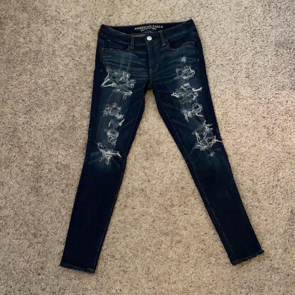 American Eagle Ripped Jeggings